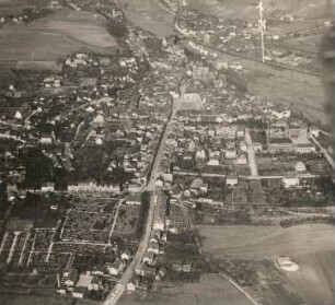 Leisnig, Luftbild : Leisnig. Luftbild von Süden