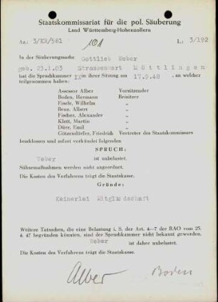 Weber, Gottlieb