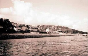 Hamburg, Blankenese: Blick auf Blankenese von der Anlegestelle