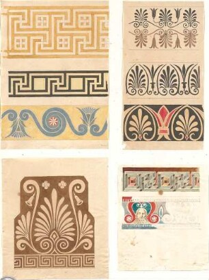 Lange, Ludwig; Lange - Archiv: I.2 Griechisch-römischer Stil - Ornamente (Details)