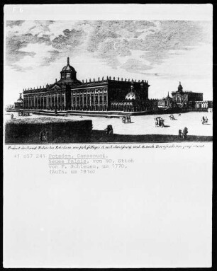 Potsdam, Schloß Sanssouci, Neues Palais, von Nordosten