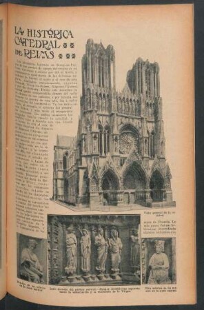 La histórica catedral de Reims