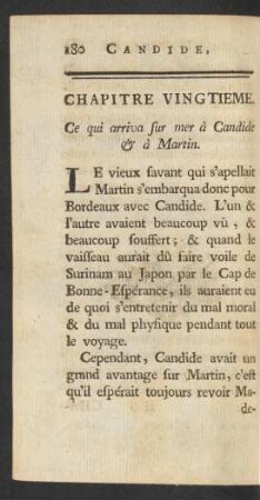 Chapitre vingtieme