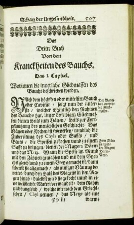 Das Dritte Buch. Von den Kranckheiten des Bauchs.