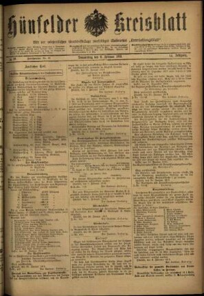 Ausgabe vom Donnerstag, den 06. Februar 1919.