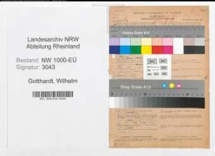 Entnazifizierung Wilhelm Gotthardt, geb. 24.08.1898 (Bahnsekretaer)