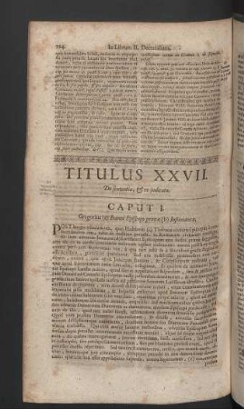 Titulus XXVII.