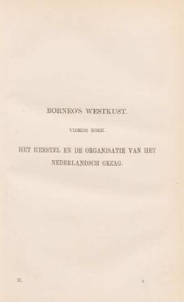 Vierde boek. Het herstel en de organisatie van het Nederlandsch gezag