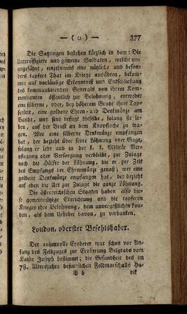 Loudon, oberster Befehlshaber.
