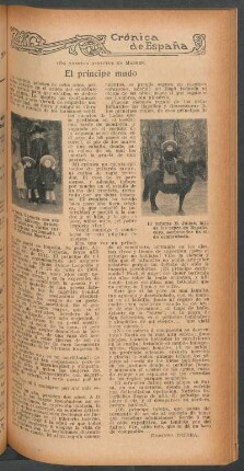 El príncipe mudo : Crónica de España