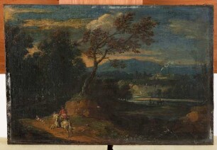 Landschaft mit Reiter