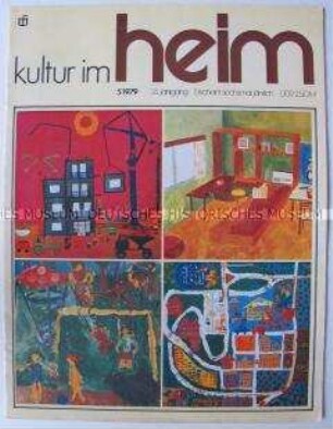 Fachzeitschrift der DDR für Wohnraumgestaltung "Kultur im Heim"