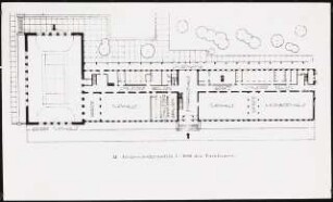Reichssportfeld (Olympia-Stadion), Berlin: Haus des Deutschen Sports, Grundriss EG des Turnhauses