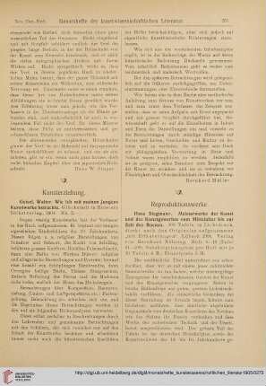 [Rezension von: Hans Stegmann, Meisterwerke der Kunst und des Kunstgewerbes vom Mittelalter bis zur Zeit des Rococo]