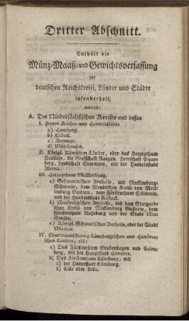 Enthält ... insonderheit, nemlich: