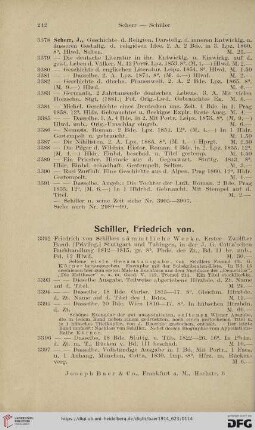 Schiller, Friedrich von (Nr. 3392 - 3955)