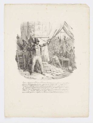 Entrez, Messieurs et Dames...Titelblatt der Folge "Album pour 1824"