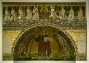 Apsismosaik aus der Kirche San Michele in Africisco zu Ravenna