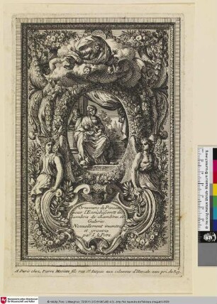 Ornements de Paneaux pour l'Enrichissemet des lambris de chambres, et Galeries