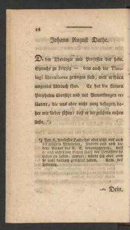 Johann August Dathe.