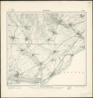Meßtischblatt 3408 : Hochheim, 1906 : Hochheim. - Aufn. 1904. - 1:25000. - [Berlin]: Kgl. Preuss. Landesaufnahme, 1906. - 1 Kt.