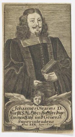 Bildnis des Johannes Olearius