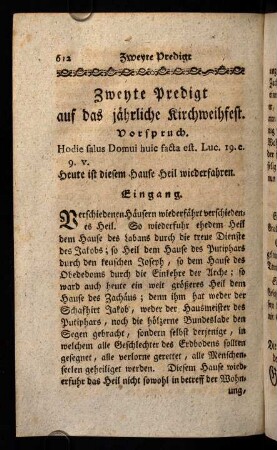 612-621, Zweyte Predigt.
