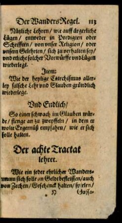 Der achte Tractat lehret.