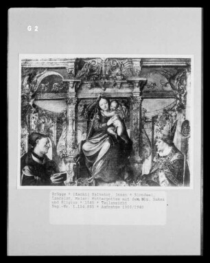 Muttergottes mit dem hlg. Lukas und Eligius