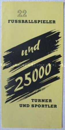 Werbe- und Informationsschrift zum II. Deutschen Turn- und Sportfest
