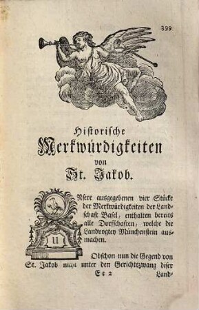 Versuch einer Beschreibung historischer und natürlicher Merkwürdigkeiten der Landschaft Basel. 5, St. Jakob