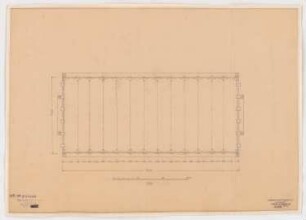 Firma Gebr. Mayer, Hannover-Vinnhorst Lagerhalle: Grundriss 1:200