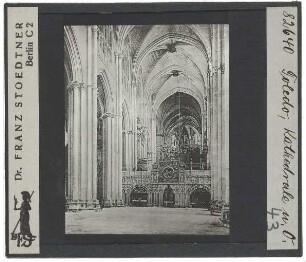 Toledo, Kathedrale : Innenansicht, Blick nach O