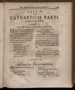 Pars VI. De Catharticis Particularibus.
