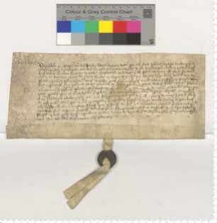 Dem Propste zu St. Johannis, Dr. Joh. Barum präsentiert Hartw. Viscula, "incola Lün.", für eine Vikarie am Cosma und Damiani Altar in der Crypta der Nicolaikapelle den Osnabrücker Presbyter Joh. Vlathemersch [lat].