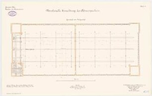 Proviantamt, Köln Maschinelle Einrichtungen: Grundriss DG 1:100