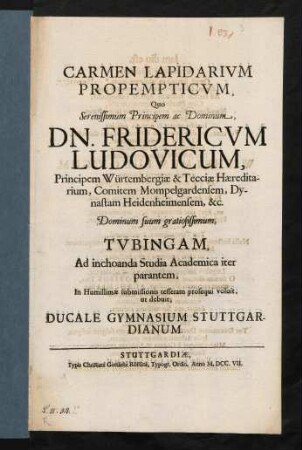 1v-2v, Carmen Lapidarium Propempticum ...