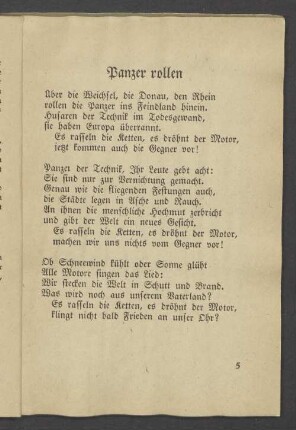 Panzer rollen