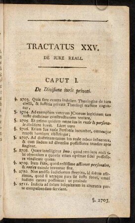 15-53, Tractatus XXV. De Iure Reali.