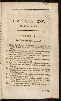 15-53, Tractatus XXV. De Iure Reali.