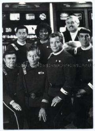 Die Besatzung der Enterprise aus der Serie "Star Trek"