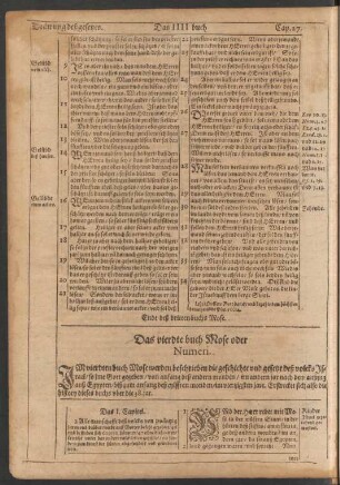 Das vierdte buch Mose oder Numeri.