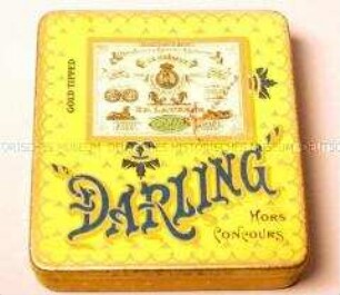 Blechdose für 20 Stück 'CIGARETTES "DARLING"' Ed. Laurens