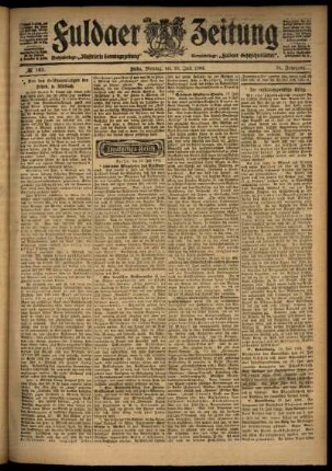 Ausgabe vom Montag, den 18. Juli 1904.