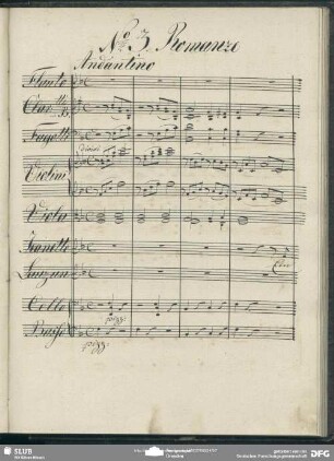 No. 3 Romanze: "Ein still bescheiden Hüttchen"