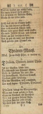 82. Thränen-Maaß