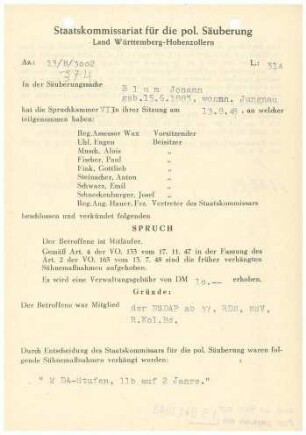 Blum, Johann