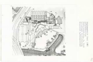 Kulturzentrum (Diplomarbeit bei Peter Poelzig): Grundriss 2. Obergeschoss 1:200