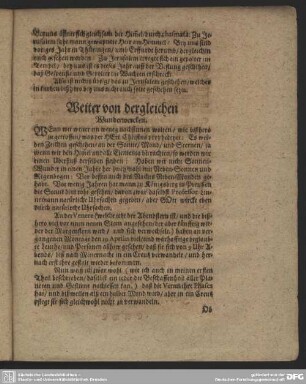 Weiter von dergleichen Wunderwercken.