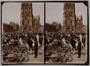 Marktleben auf dem Hopfenmarkt
